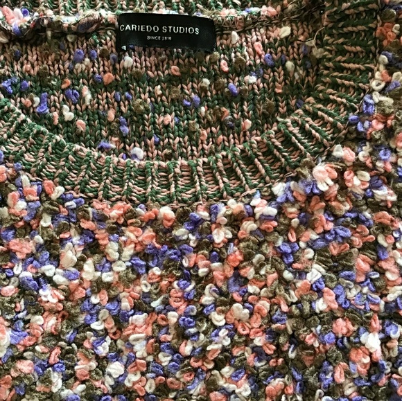 Girls sweater short sleeves multicolor - Picture 3 of 3